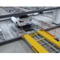 Sistema de estacionamiento automático de dientes de peine en avión