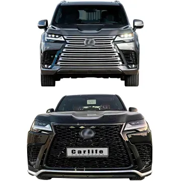 2022 LX600 Upgrade F Sport Body Kit - Grille and Front Lip for Lexus LX600 Facelift