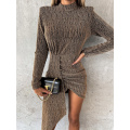 Women's Mini Long Sleeve Bodycon Dress