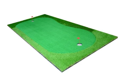 Golf Putting Green Turf Mat On Concrete