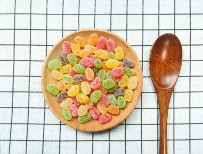 Beans Shape Soft Candy Gummy Jelly Sweet Gummy