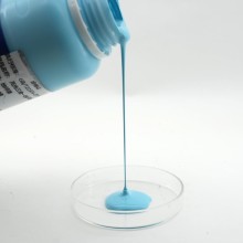 Revestimiento de piso epoxi azul