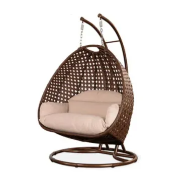 PE Rattan Garden Swing Sets: Leisure Outdoor Swing Chair & Indoor Hanging Egg Chair
