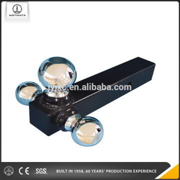 trailer 3 way hitch tow ball mount, solid steel shank, heavy load capacity