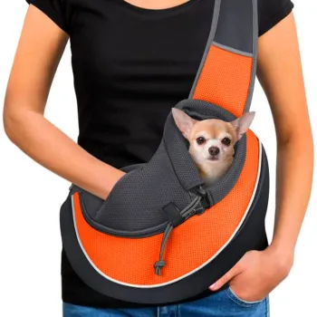 High-Quality Mesh Pet Dog Carrier Sling for Small Animals