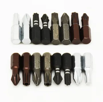 1/4" hex insert magnetic slot 25mm screwdriver bits