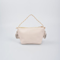 Bolso tote de piel de vaca Bolso con asa de cadena