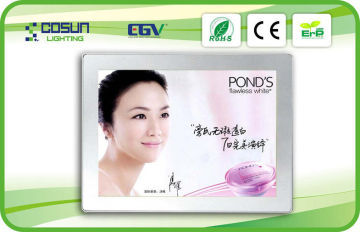 20mm Customized Aluminium Magnetic Led Light Box With Single Side For Photo Studio