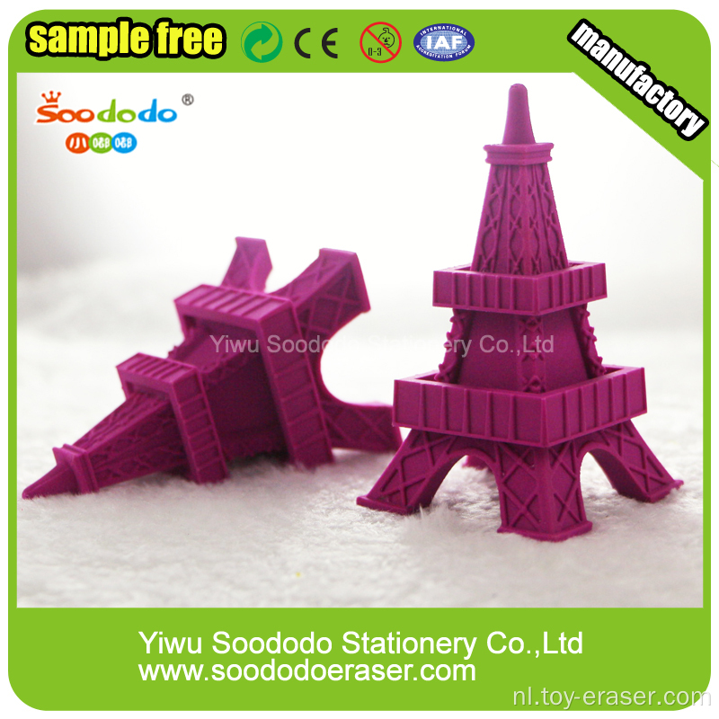 Eiffeltoren Shaped Eraser, gom school &amp; op kantoor