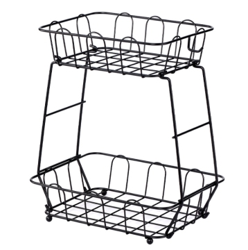 Kitchen Countertop Storage Organizer: Bread, Snack, Fruit, Vegetable Baskets
