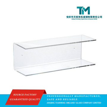 Freistehendes Regal aus transparentem Acryl mit mehreren Ebenen