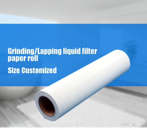 Polyester fiber grinding liquid filter paper roll