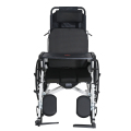 manuel en fauteuil roulant léger pliage inclinable allongé