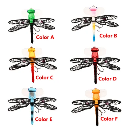 Wholesale Factory Price Twitch Wobblers: Lifelike Hard Bait Topwater Dragonfly Insect Fishing Lures (7.5cm, 6.2g)