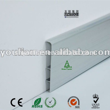 80mm aluminum skirting baseboard