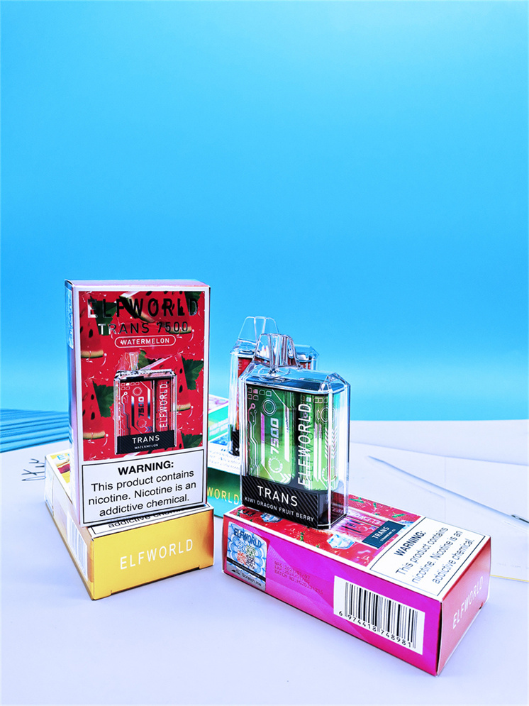 Venta caliente Elfworld Trans 7500 Puffs desechables