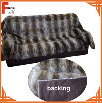 Custom Made Genuine Rabbit Fur Blanket