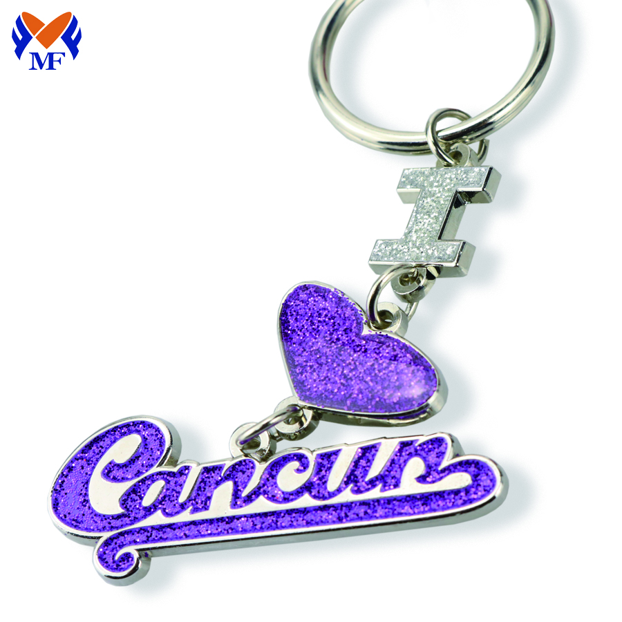 Personalized Heart Keychain