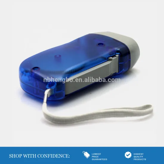 best selling plastic blue color led dynamo torch