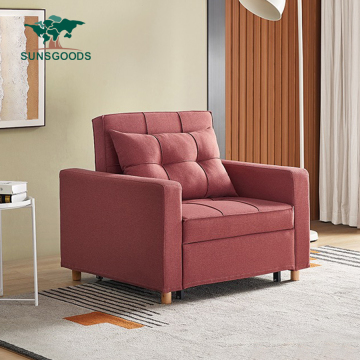 Luxury Metal Frame Futon Sofa Bed for Small Spaces