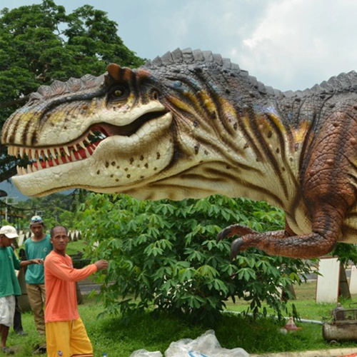 Lifelike T-Rex Animatronic for Tourist Spots