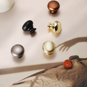 Simple Round Ball Zinc Alloy Cabinet Knobs