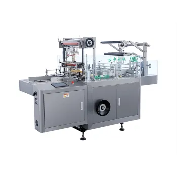Automatic Perfume Box, CD Case, Tube, Profile, Film, and Cellophane Overwrapping Machine for Bottles
