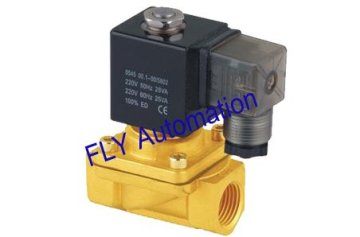 Normally Closed Brass Zinc 2 Way Water Solenoid Valve Pu220-04,pu220-06,pu220-08