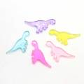 Hot Selling Dinosaur Transparent Resin Cabochon 100pcs/bag For DIY Toy Decoration Or Craft Ornaments Bead Charms