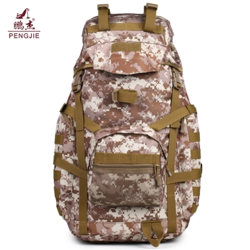 Hiking Camo Thick Canvas Military Rucksack Backpack