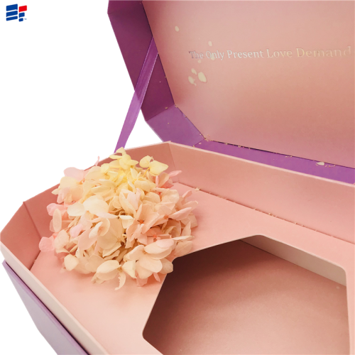 Exquisite Cosmetic Book Shape Paper Box