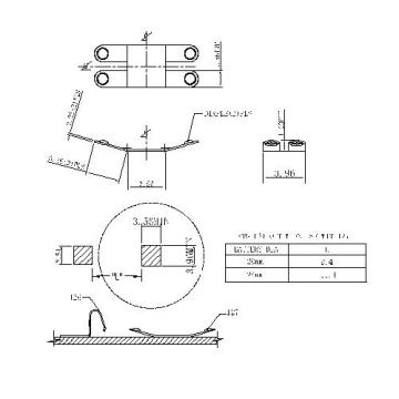 Batterikontakter 127 Typ