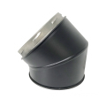 CE stainless steel double wall chimney pipe for wood stove flue pipe tee