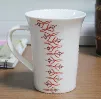 new bone china coffee mug color decal bone china cup printing funnel ceramic mug