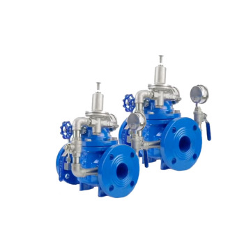 Diaphragm type adjustable pressure reducing valve flange pressure reducing valve water level control valve