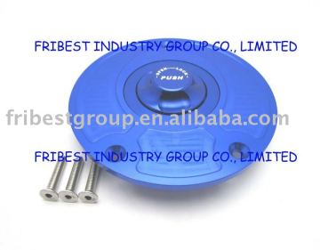 Distribution welcomed Racing press turn fuel cap for CBR BLUE