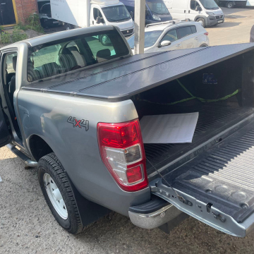 Bestwyll Para Rigid Tunnel Pickup Truck Tri-Fold Hard Tonneau Cover for Ford Ranger XLT Z02