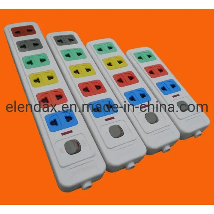 Универсальная 2-контактная 3-сторонняя розетка-удлинитель удлинителя (E1003)