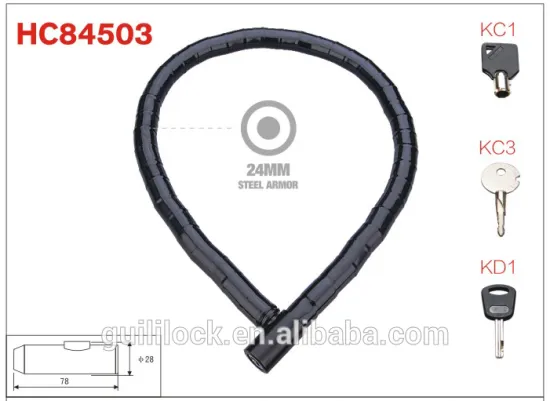 Carapace Lock,Armored Cable Lock,Joint Lock HC84503