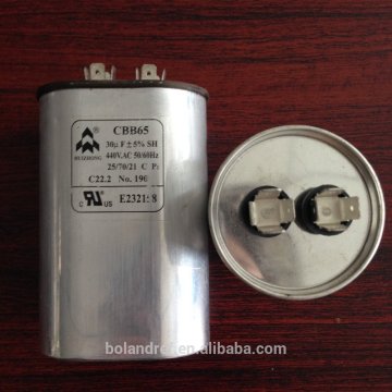 Capacitor CBB65 for motor run applications