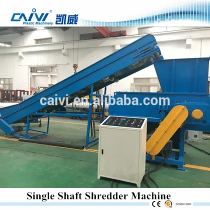 Plastic single shaft shredder machinery price/Single Shaft shredder machinery