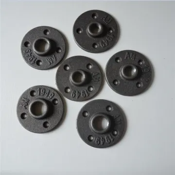 Malleable Threaded Floor Flange Wall Mounted Flange