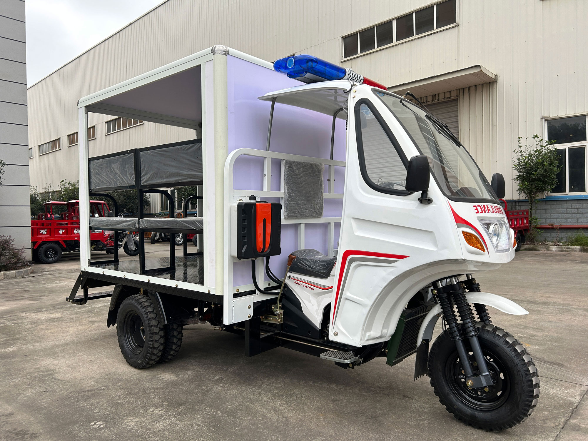 Triciclo policial personalizado para la aplicación de la ley