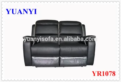 YR1078 Home furniture sofa Recliner sofa with headrest functional