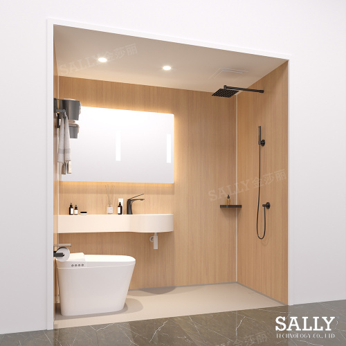 Inodoro de baño modular personalizado Pods prefabricados SALLY