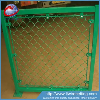 High quality pvc coated 6x6 chain link fence panels