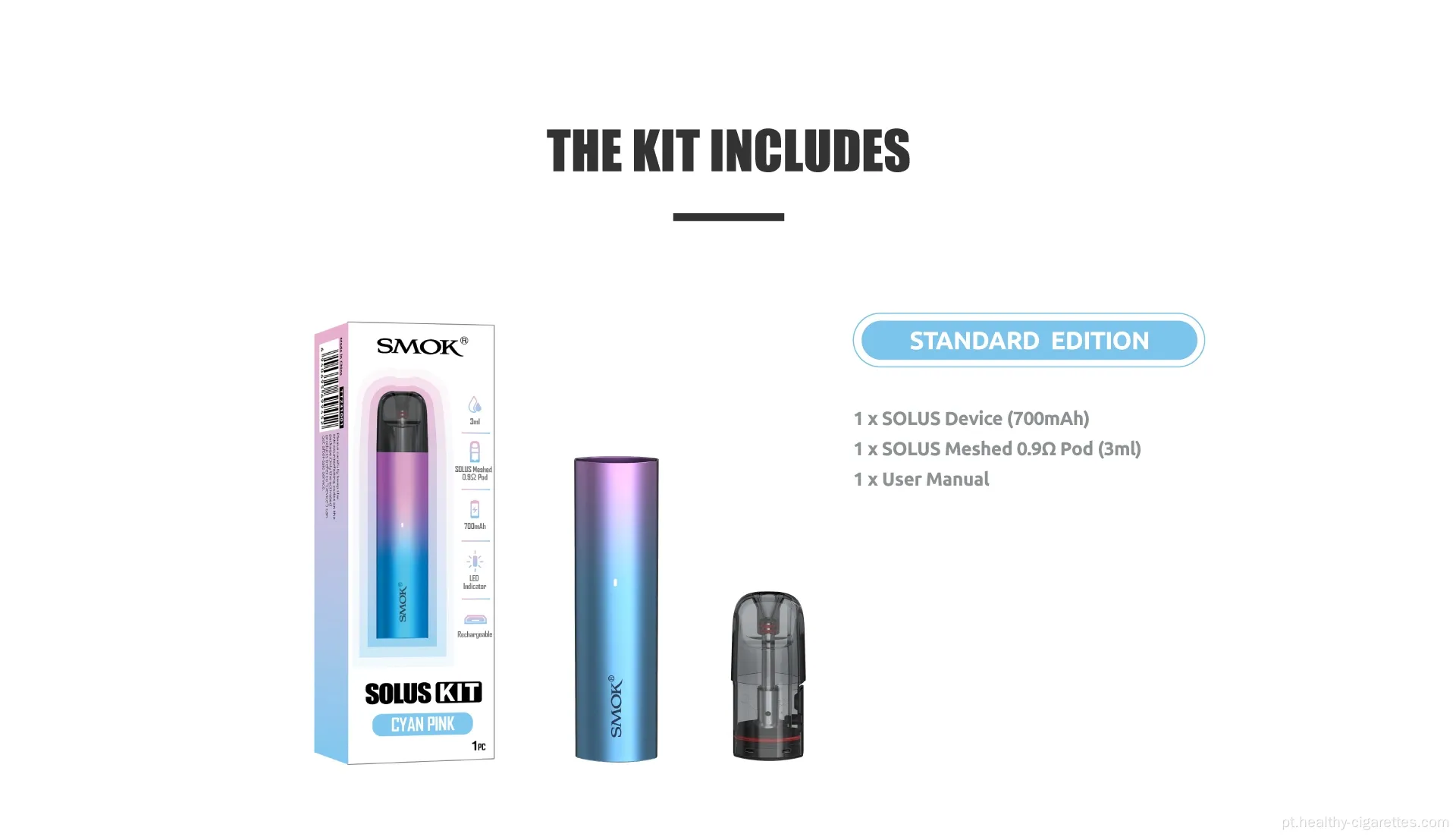 2022 Kit de partida mais recente do kit de bateria Mod Cigarro eletrônico