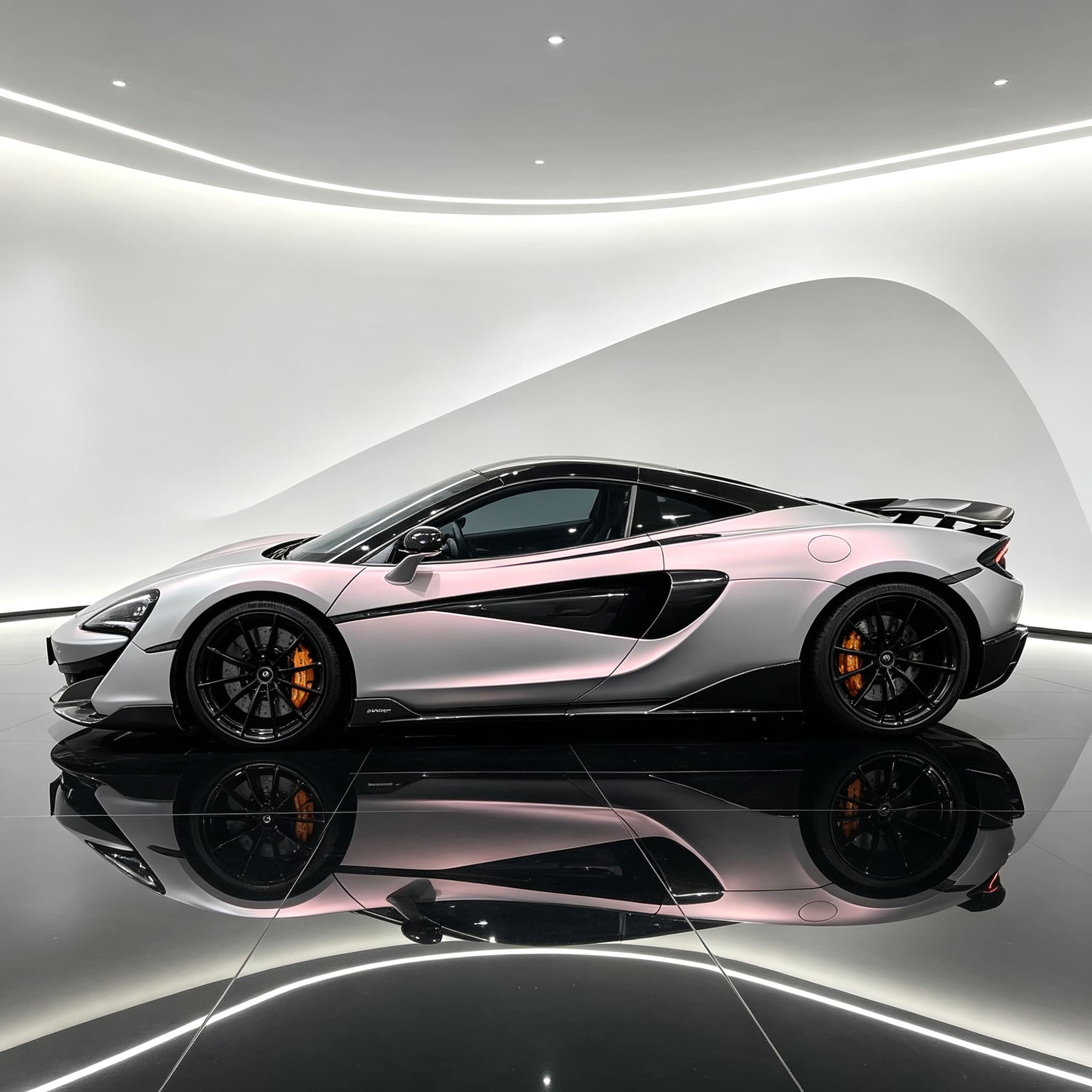 Self-Healing Tech-Silver Pink Auto Wrap