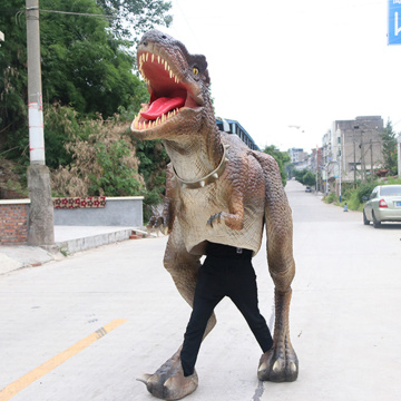 Lifesize Hidden Legs Velociraptor Costume