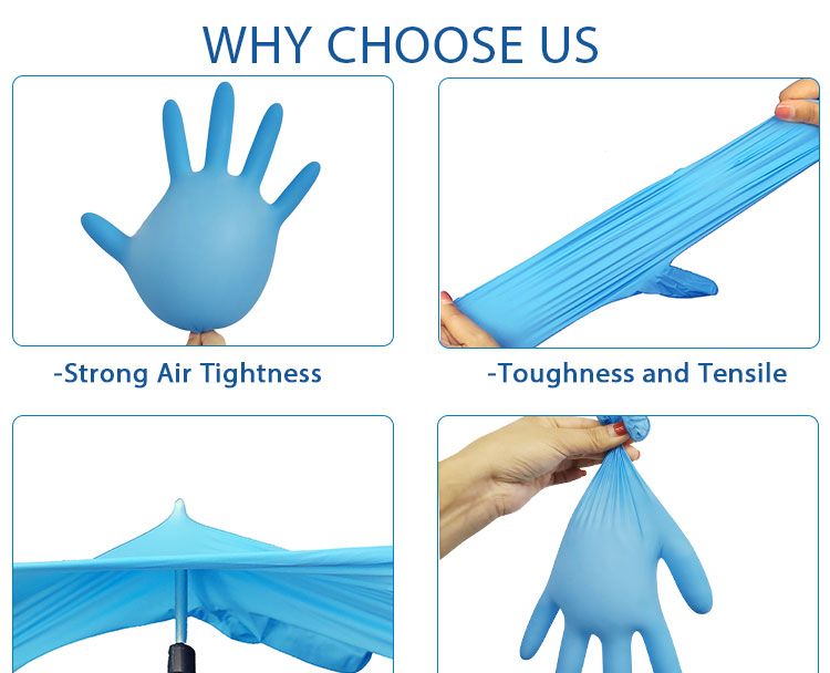 Disposable Nitrile Gloves, Medical, FDA approved gloves